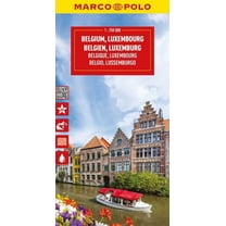 Belgium Luxemburg Marco Polo Map, (Paperback)