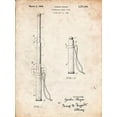 thumbnail image 2 of Borders, Cole 15x18 White Modern Wood Framed Museum Art Print Titled - PP970-Vintage Parchment Night Stick Patent Poster, 2 of 4