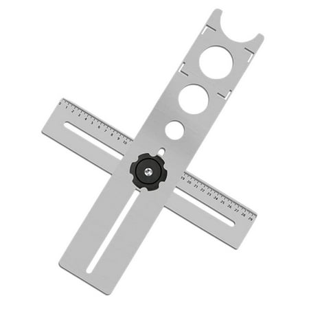 

Fovolat Ceramic Tile Hole Locator|Drill Hole Locator for Tile|Portable Stainless Steel Hole Locator Adjustable Tile Hole Locator for Wooden Marble Drill Punching Tool