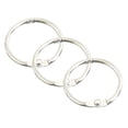 thumbnail image 4 of Unique Bargains 1 Inch Loose Leaf Binder Rings, 20 Pack, Round Metal Book Rings, Small Keychain Rings for Office Use, 4 of 5
