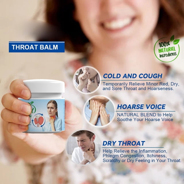 Crema para el Cuidado de la Tiroides, Crema para el Cuidado de la Salud Corporal, Reduce el Dolor de Garganta