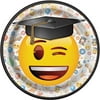 Emoji Graduation Paper Plates, 7 in, 8ct