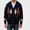 Navy, variant on Babcutegg Mens Button Down Cardigan Sweater V-Neck Knit Long Sleeve Top Warm Casual Sweaters Size L