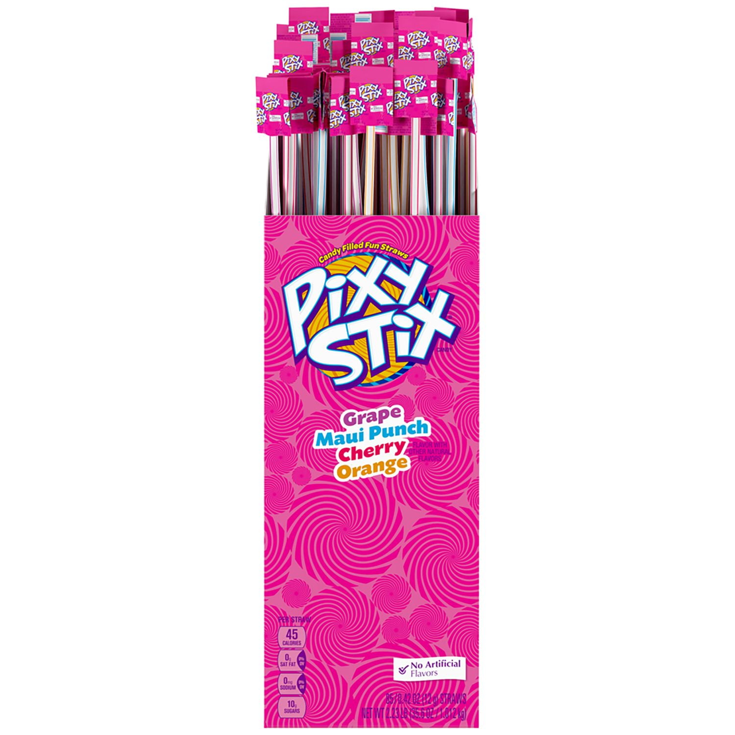 PIXY STIX Candy Filled Fun Straws Packs, 0.42 oz (85 Count)