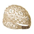 thumbnail image 1 of Diadema para mujer con diseño calado, bordado de encaje, flores, elástica, con perlas de imitación y brillantes incrustados. Accesorios para el cabello., 1 of 8