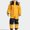 Yellow, variant on Snowsuit Children's Boys Ski Suit Thermal Ski Overall Winter Warm Snow Overall Windproof Winter Suit With Removable Hood Mud Suit Outdoor Softshell Suit Size 12 Months