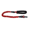 thumbnail image 1 of A99 Dog Pet Leash Strap Red Comfortable Padded Handle Elastic Band Medium Large Leader, 1 of 4
