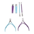 thumbnail image 2 of Conjunto de Pipinas de Cutículas, Herramientas de Manicura Portátiles de Acero inoxidable Terreno de Cutícula Con Emjador de Cutículas para para Unas de Las Unas de Las Unas, 2 of 7