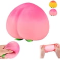 thumbnail image 7 of STPToys Stress Relief Peach Yellow Stress Relief Balls Peach Shaped Soft Flexible Fidget Balls Classroom Gift, 7 of 7