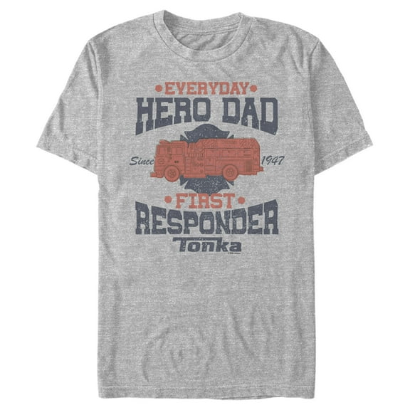 Men's Tonka First Responder Hero Dad  Graphic Tee Athletic Heather Large