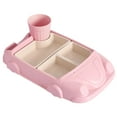 thumbnail image 2 of 1 Set Dinner Plate Cartoon Design Compartment Food Contact Grade Detachable Vegetable Dish Fruit Dessert Dining Tray Daily Use, 2 of 8