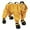 Yellow, variant on Winter Dog Boots with Suspender Pants and - Sleeves for Outdoor Use and Durable Pet Protective Footwear for Dogs
