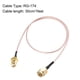 thumbnail image 3 of SMA Macho a SMA Hembra Mamparo Antena Cable RF RG316 Coaxial Cable 0.8M /2.6Pies, 3 of 3