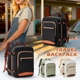 thumbnail image 7 of SYCNB Large Travel Backpack for Women & Men, Airline-Approved Carry-On Personal Item Bag, Waterproof Essentials Weekender overnight Backpacks for Work Business Trips, Black, 7 of 7