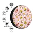 thumbnail image 4 of Naloa Breakfast PVC Leather Spare Tire Wheel Cover for Car Truck SUV Camper Trailer Universal Fit many size14 inch, 4 of 6