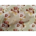 thumbnail image 4 of oneOone Cotton Cambric Beige Fabric Florals Dress Material Fabric Print Fabric By The Yard 42 Inch WideQ2D, 4 of 4