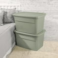 thumbnail image 2 of Sterilite 114L Tote - Vert, 2 of 4