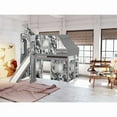 thumbnail image 5 of JACKPOT Solid Wood Prince & Princess Low Loft Twin Bed in Gray/Gray Camo, 5 of 6