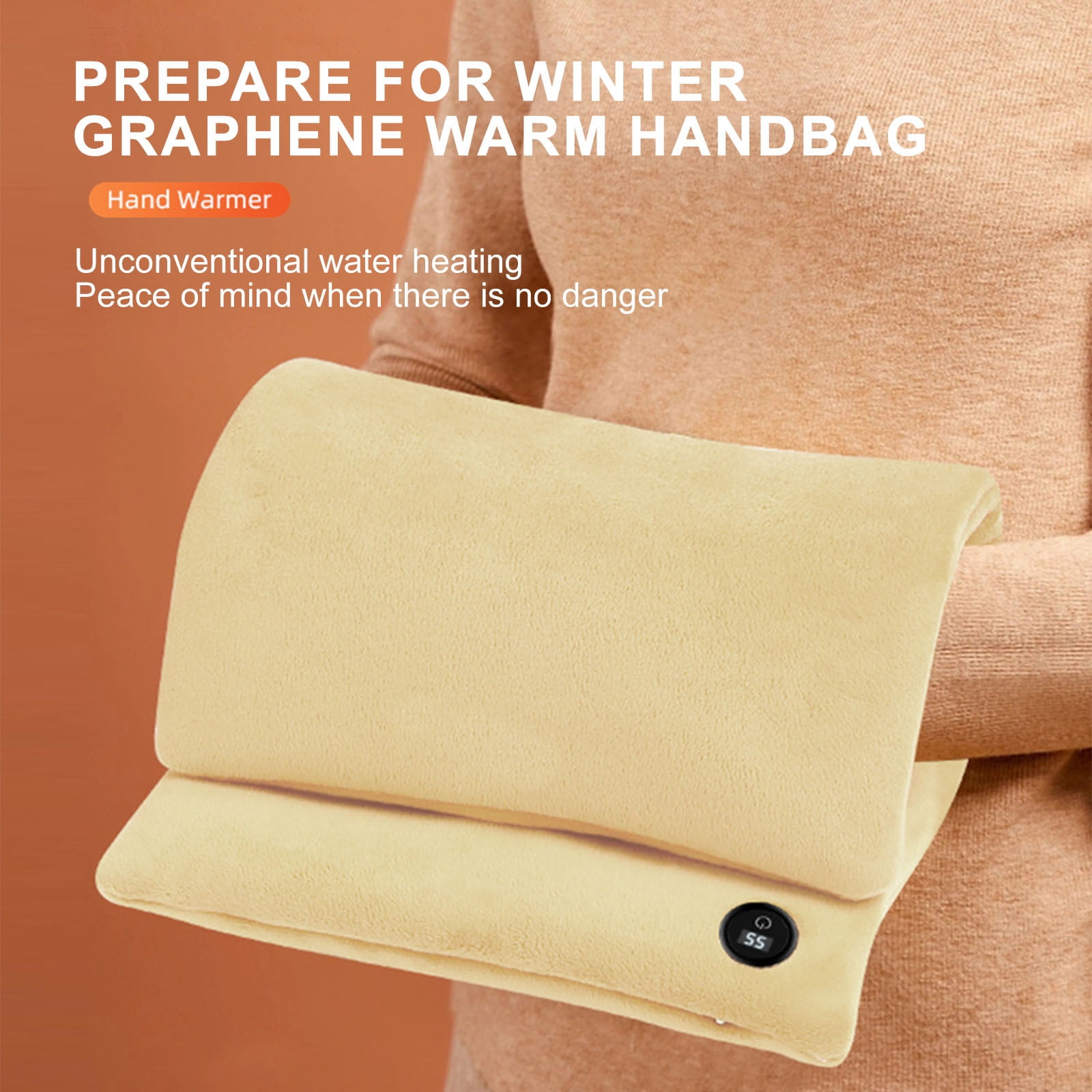 Graphene Heated Hand Warmer Bag,Portable USB Hand Warmer,Office Desk Warmer,Electric Heating Pad,Rechargeable Hand Warmth,Explosion Proof Hand Warmer,Winter Hand Warmer,Hand Warmer,Heating Pad