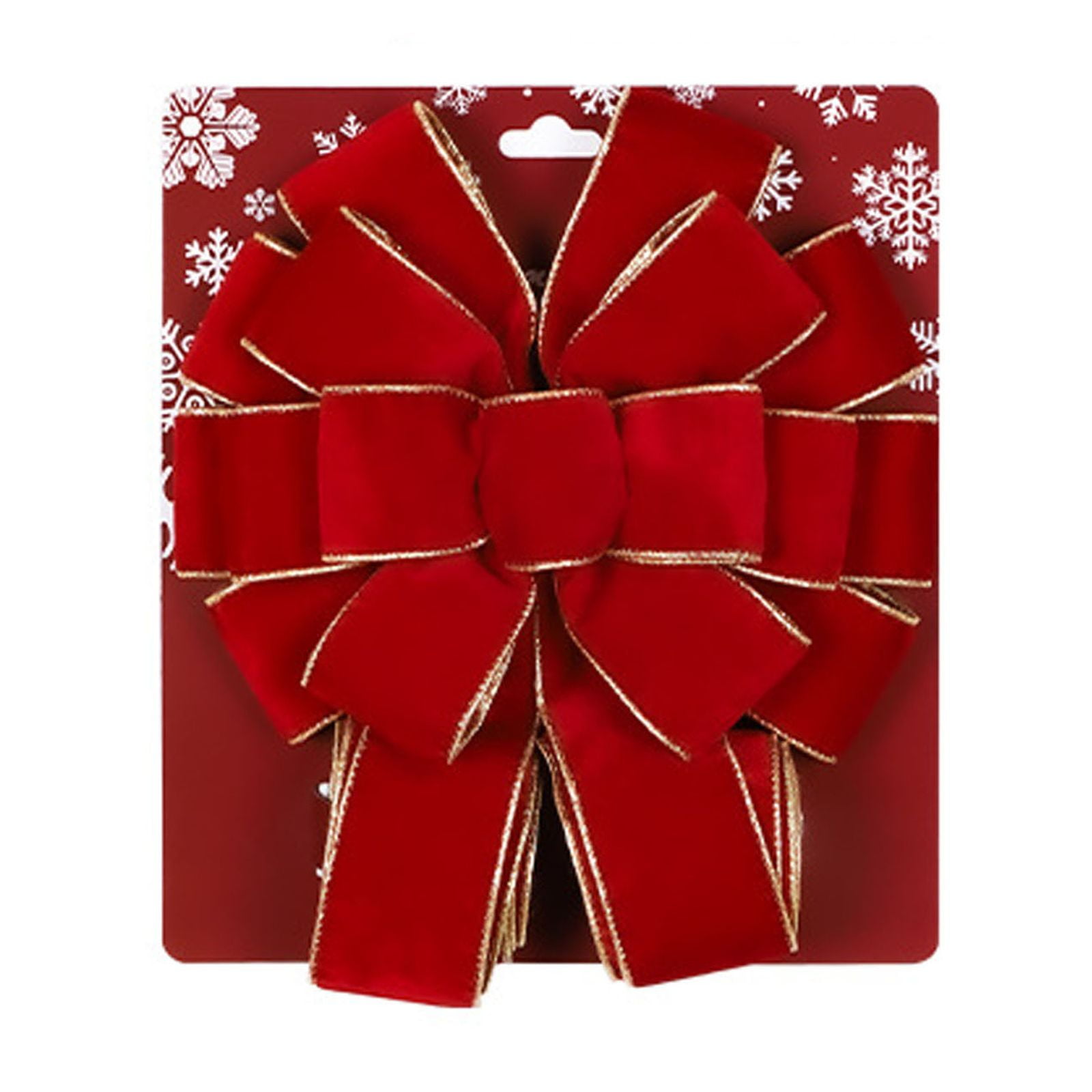 Christmas Velvet Ribbon Wired, 5.5 Yards 2.5 Inch Wide Double Faced Velvet Glitter Ribbon for Christmas Tree Garland, Gift Wrapping, Wreath Bow, Outdoor Decoration