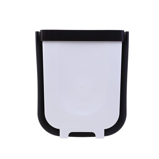 Trash Bin Creative Wall Mounted Folding Multiuse Car Waste Bin Kitchen Trash Can