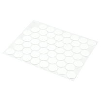 White Screw Hole Covers, Self-Adhesive, Textured, Plastic, 53 Per Sheet