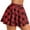 Red, variant on Wancir Women's High Waist Pleated Cosplay Cheer Skirt Mini School Tennis Skirts Thanksgiving Day Christmas Skirt