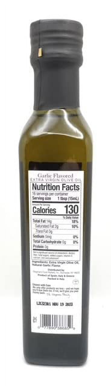 Wegmans Garlic Flavored Extra Virgin Olive Oil 8.5 Fl oz 250 ml