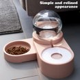 thumbnail image 2 of 1.8L New Bubble Pet Bowls Food Automatic Feeder Fountain Water Drinking for Cat Dog Kitten Feeding Container Pet Supplies ShopWise Round, 2 of 12