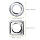 thumbnail image 2 of OHOIOLLA 20Ud Almohadillas Para Quemadores De Gas Protectoras En Aluminio Plata Para Cocina, 2 of 7