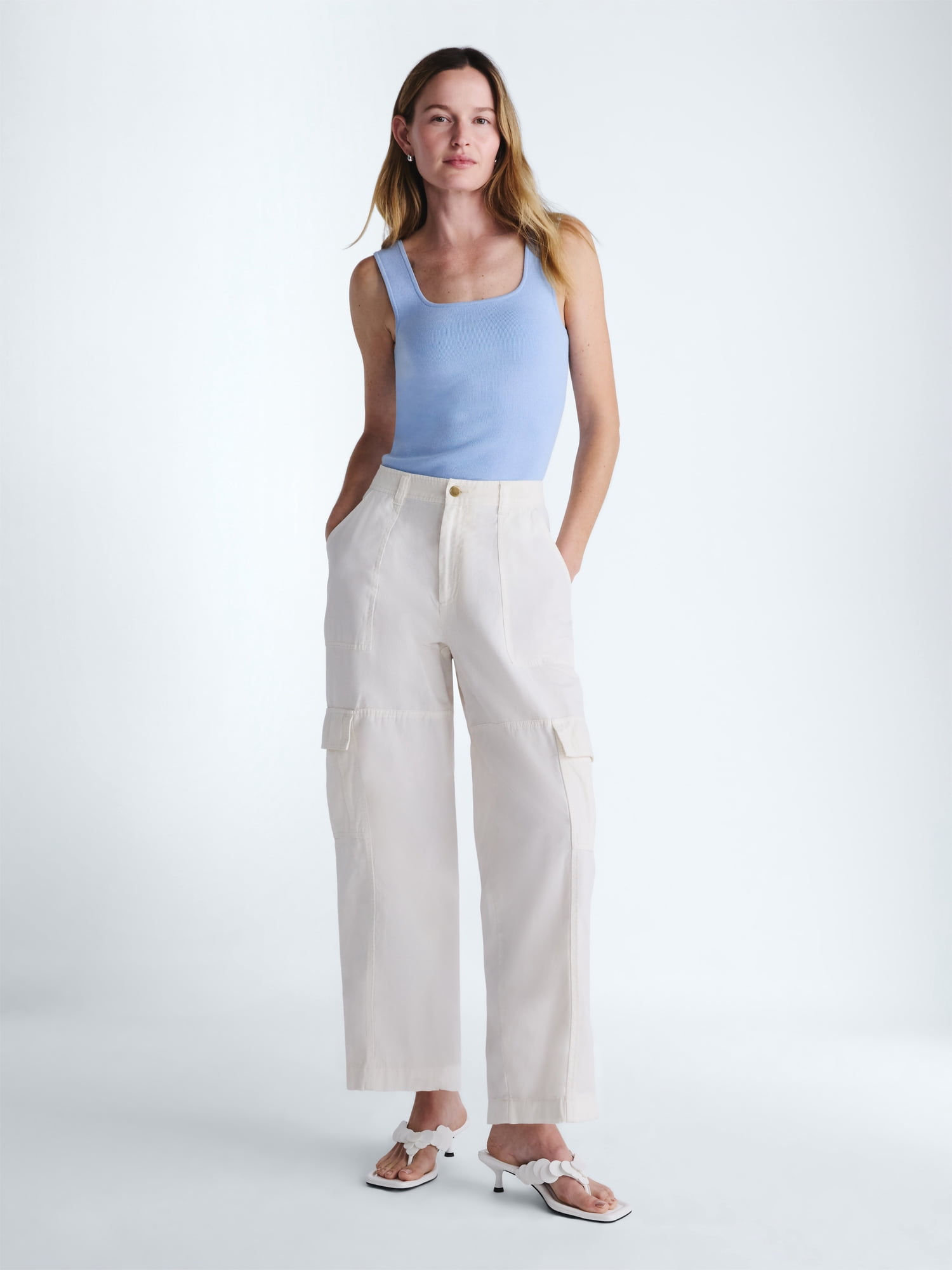 Scoop Women's and Women's Plus Cargo Barrel Pant, Sizes 0-26W