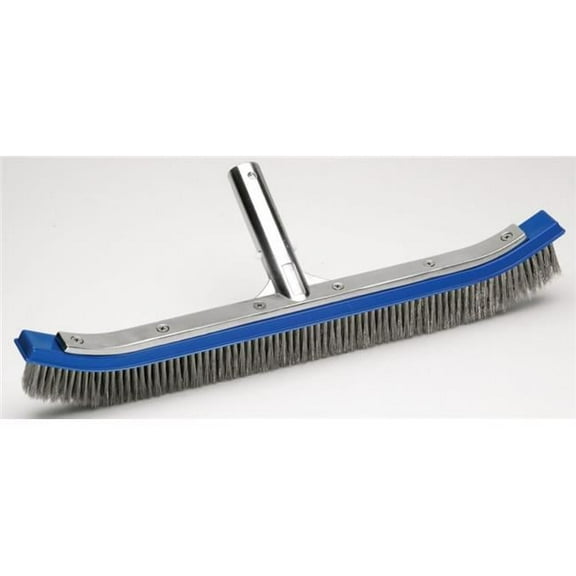 18 in. Curved Algae Brush with Aluminum Back
