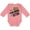 Mauve, variant on I Love My Cousin with Autism Boys or Girls Long Sleeve Baby Bodysuit