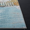 thumbnail image 3 of SAFAVIEH Aria Calanthia Abstract Area Rug, Ivory/Light Blue, 6'5" x 6'5" Square, 3 of 8