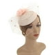 thumbnail image 1 of Fascinators sombrero de novia accesorios para el cabello para cóctel champán Zulema sombrero tocado, 1 of 6