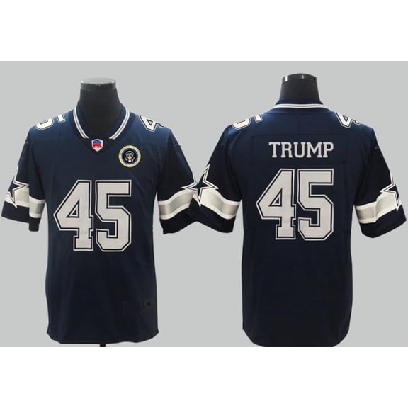 Donald Trump Halloween Dallas Number 45 Football team Jersey