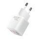 thumbnail image 2 of 2-Teiliges PD-Schnelllade-Sicheres Netzteil für iPhone Huawei-Telefone (weißer EU-Stecker), 2 of 6
