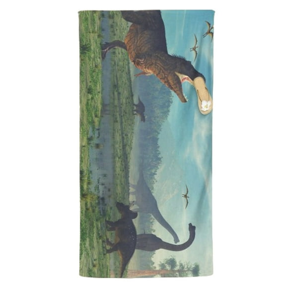 Beach Towel,Microfiber Beach Towel,Dinosaur Color Printed Quick Drying Beach Towel Bath Towel Wrap Towel Bath Towel Sand Proof,Absorbent Beach Blanket for Swimming,Sports,Gym 63x31.5 inch