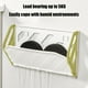 thumbnail image 4 of Wall Mounted Folding Shoe Rack Organizer | Adhesive No Drill Installation | Multi-Layer Expandable Design | Hollow Out Ventilated Plastic | Space Saving | Fits Entryway Bathroom Corner | 1pc | 5kg, 4 of 6