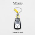 thumbnail image 5 of Car Key Fob Cover Case Protector For 2024 Audi Q7L Key Fob Cover A6L Q4 E Tron A8 Q8 2025 Key Case, 5 of 5