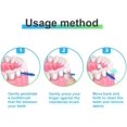 thumbnail image 3 of 600 PCS Interdental Brushes,Dual-Use Dental Floss Sticks,Teeth Cleaner with Storage Case (3 boxes, Blue+Green+Orange), 3 of 5