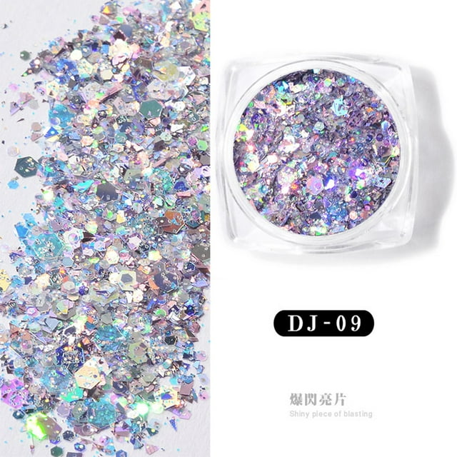 Sequins Nail Decoration, Exquisite Craftsmanship Exquisite And Beautiful Meet Demand Nail Decoration, Durable Wear Woman For Home Manicure Store Beauty Salon