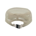 thumbnail image 6 of WITHMOONS Summer Breathable Cadet Hat Basic Mesh Military Army Cap YZ40117 (Beige), 6 of 6