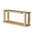 thumbnail image 5 of American Art Decor Galleon Wall Shelf, Brown - 22" x 9", 5 of 8