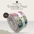 thumbnail image 2 of Tiras de tela Jelly Roll Tinyspool & Co. Estanque de nenúfares x40, 2 of 7