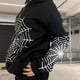 thumbnail image 3 of Spiderman Herren bekleidung y2k Jacken Grunge Langarm Sudaderas con capucha negro Punk Reiß verschluss Sudadera con capucha klassische Sudadera Streetwear übergroß, 3 of 5