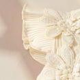 thumbnail image 5 of Baby Onesies Girl Baby Girl Clothes Infant Summer Outfits Cute Sweet Bow Print Mesh Ruffle Sleeveless Romper Headband Set, 5 of 7