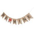 thumbnail image 2 of Banner de arpillera Banner del Día de San Valentín BE Decoración del Día de San Valentín Be Mine Banner Top of the Line Jadeshay A, 2 of 8