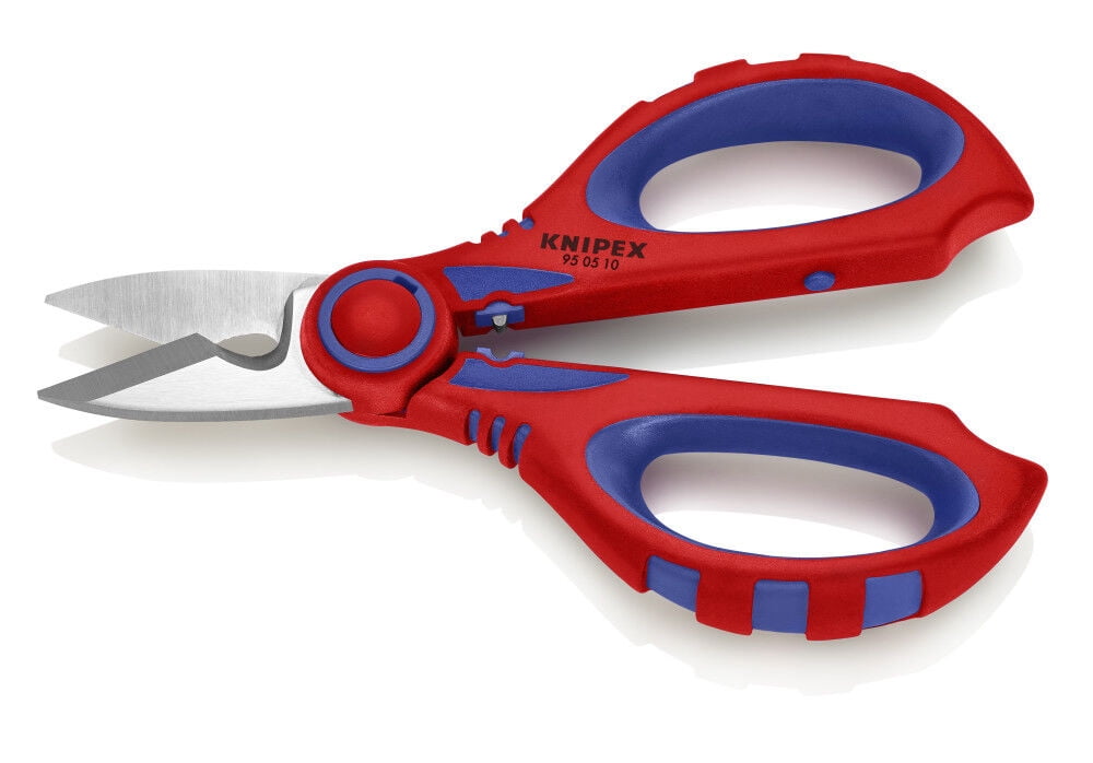 Knipex 6-1/4 Inch Stainless Steel Electricians Shear With Crimper