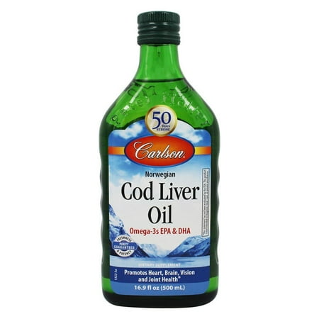 Carlson Labs - Norwegian Cod Liver Oil Regular Flavor - 16.9 oz.